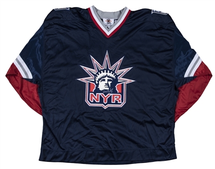 1999 Wayne Gretzky Signed New York Rangers Alternate Jersey (Upper Deck)